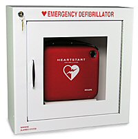 AED wall mount cabinet