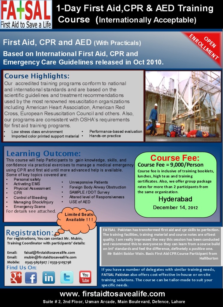 First Aid, CPR & AED Training Course | First Aid BLS & Emergency ...