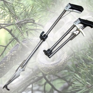 1-Piece Self-Lock Foldable Snake Tongs
