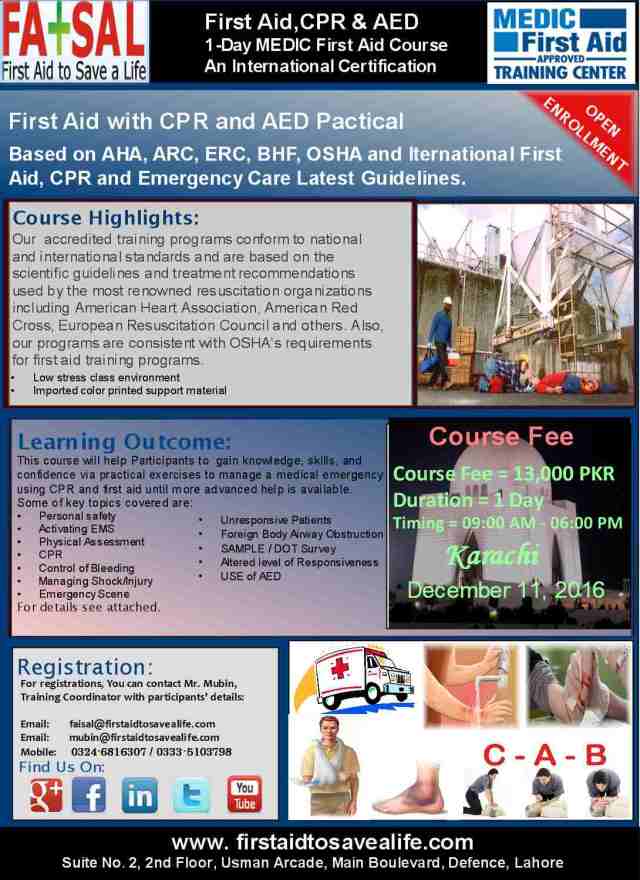 First Aid, CPR & AED – MEDIC First Aid International Certification ...